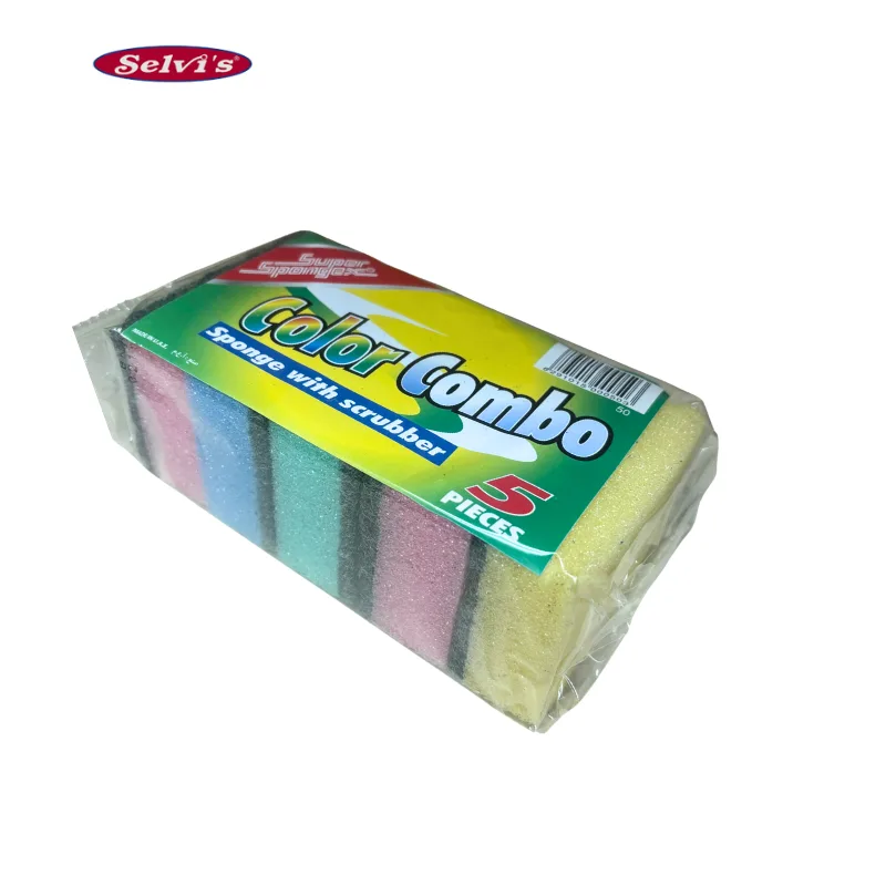 Super Sponge | Sponge with Scrubber 5pcs